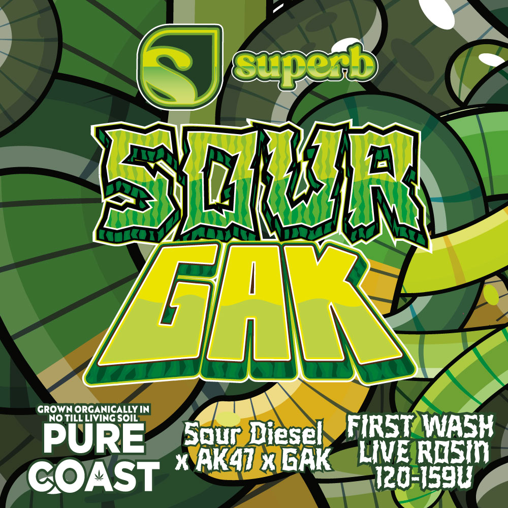 Superb | Sour Gak | Bulk Rosin | Purple Tier