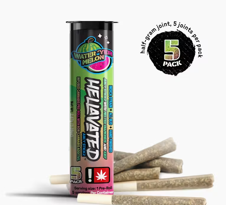 / 5PK Watermelon Infused Prerolls