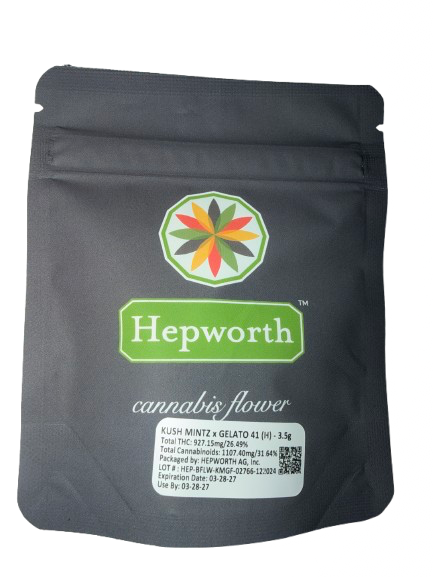 Bagged Flower | Grey - Kush Mintz x Gelato 41