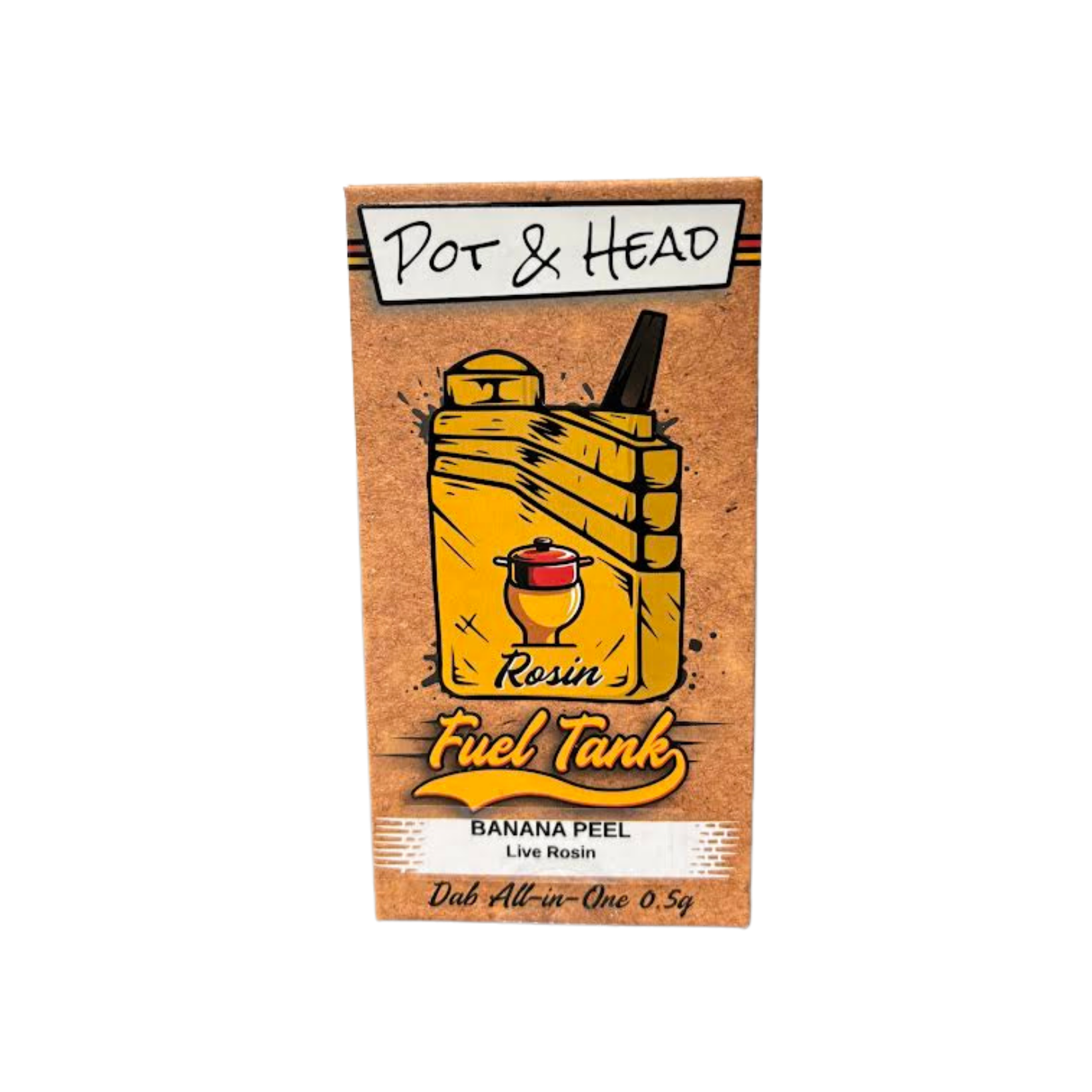 Pot & Head - Banana Peel Live Rosin Fuel Tank Vape - .5g