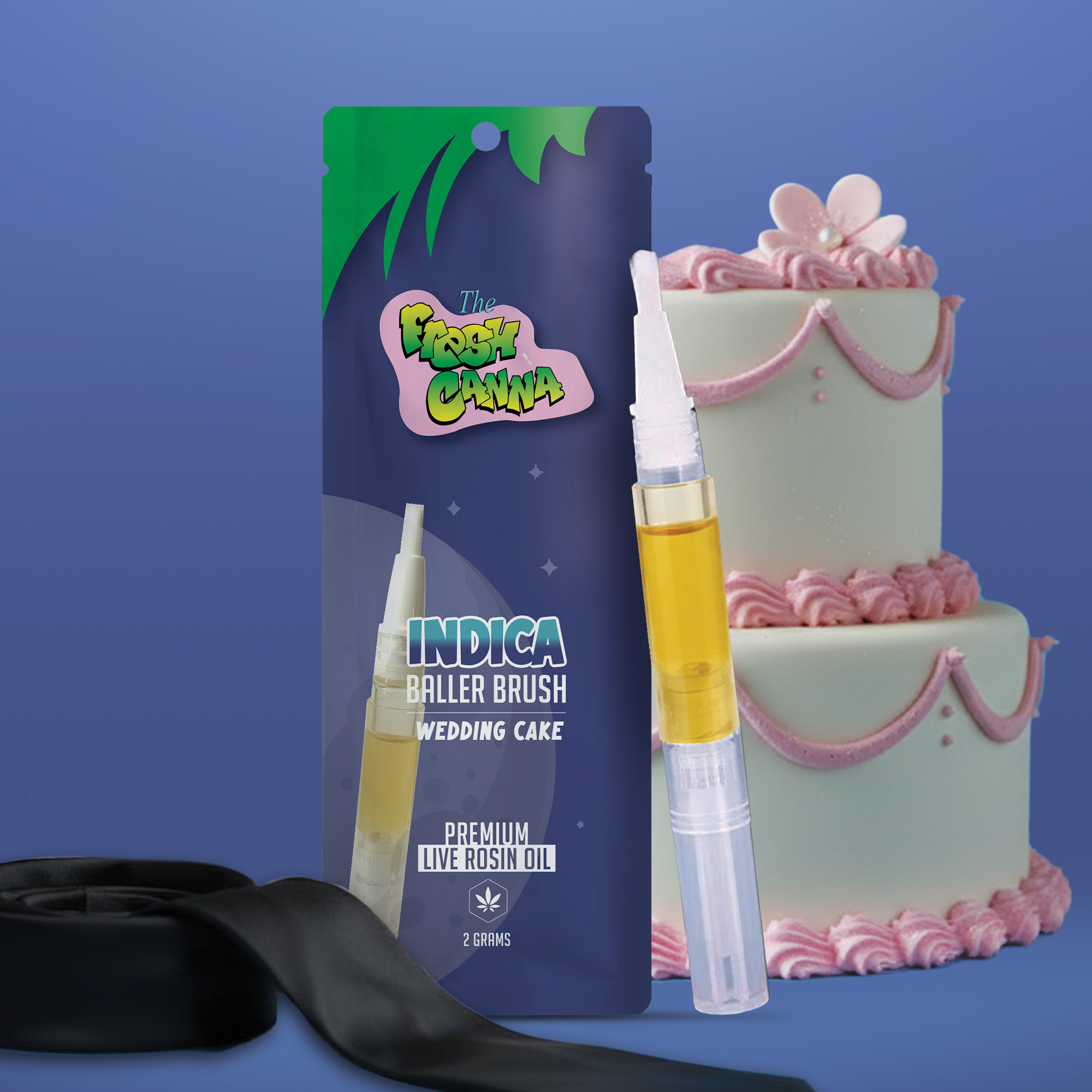 Fresh Canna Live Rosin Brush | Wedding Cake