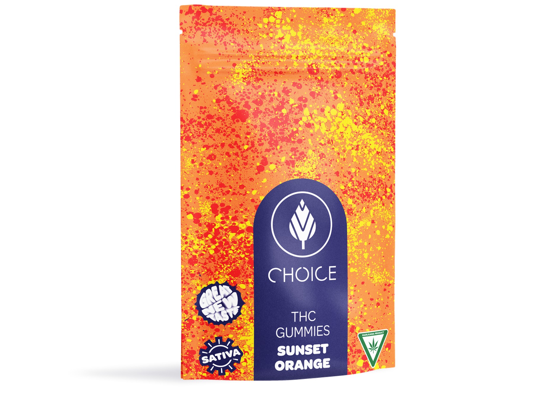 Choice Chews - Gummies - 200mg - Sunset Orange - Sativa