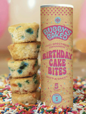 Birthday Cake: Bites 5pk 25mg