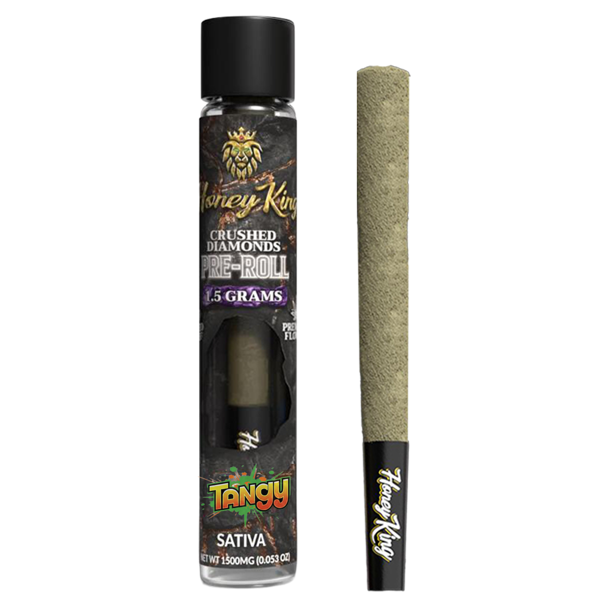 Honey King | Tangy | Diamond Infused Pre Roll | 1.5g