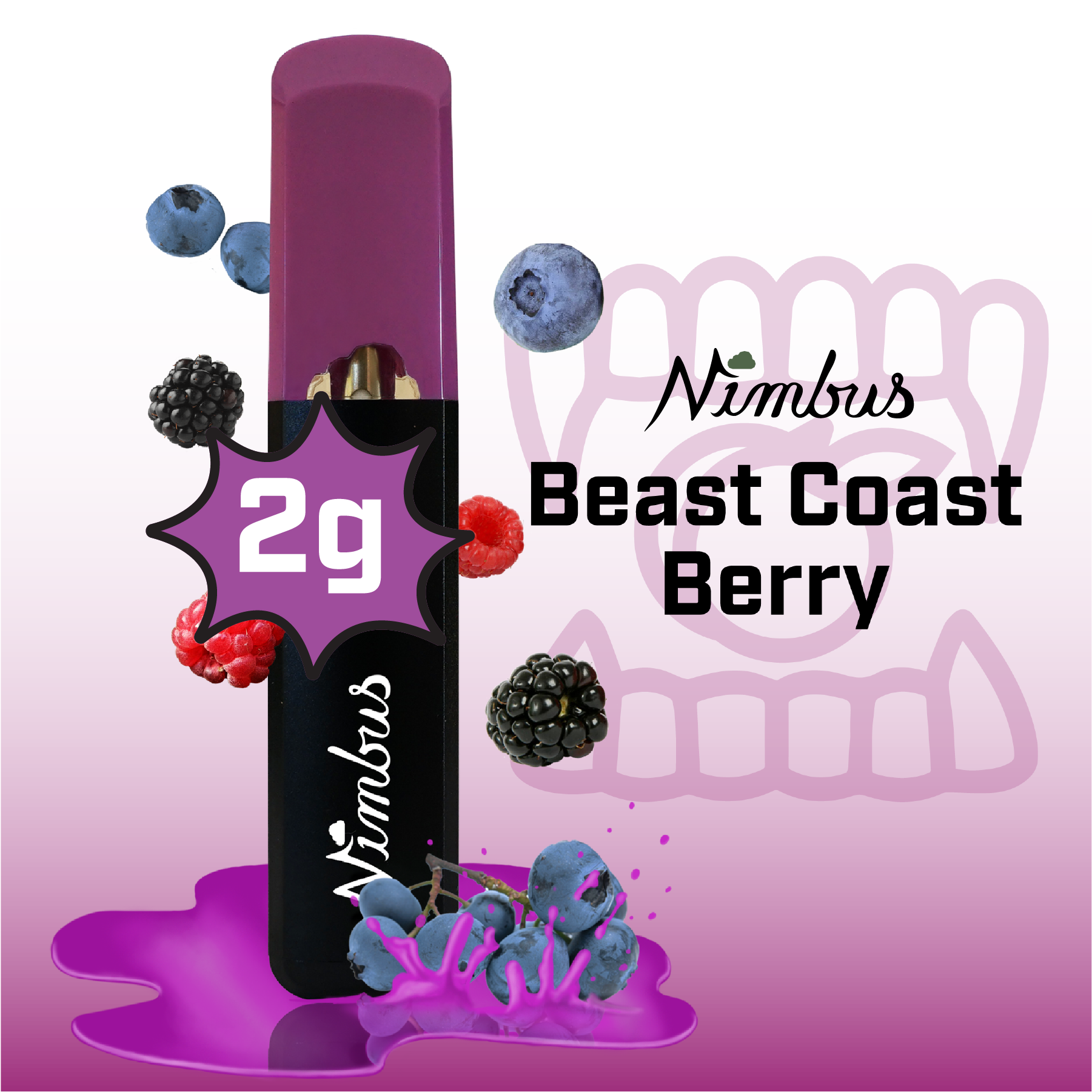 Beast Coast Berry Disposable Vape | - Nimbus