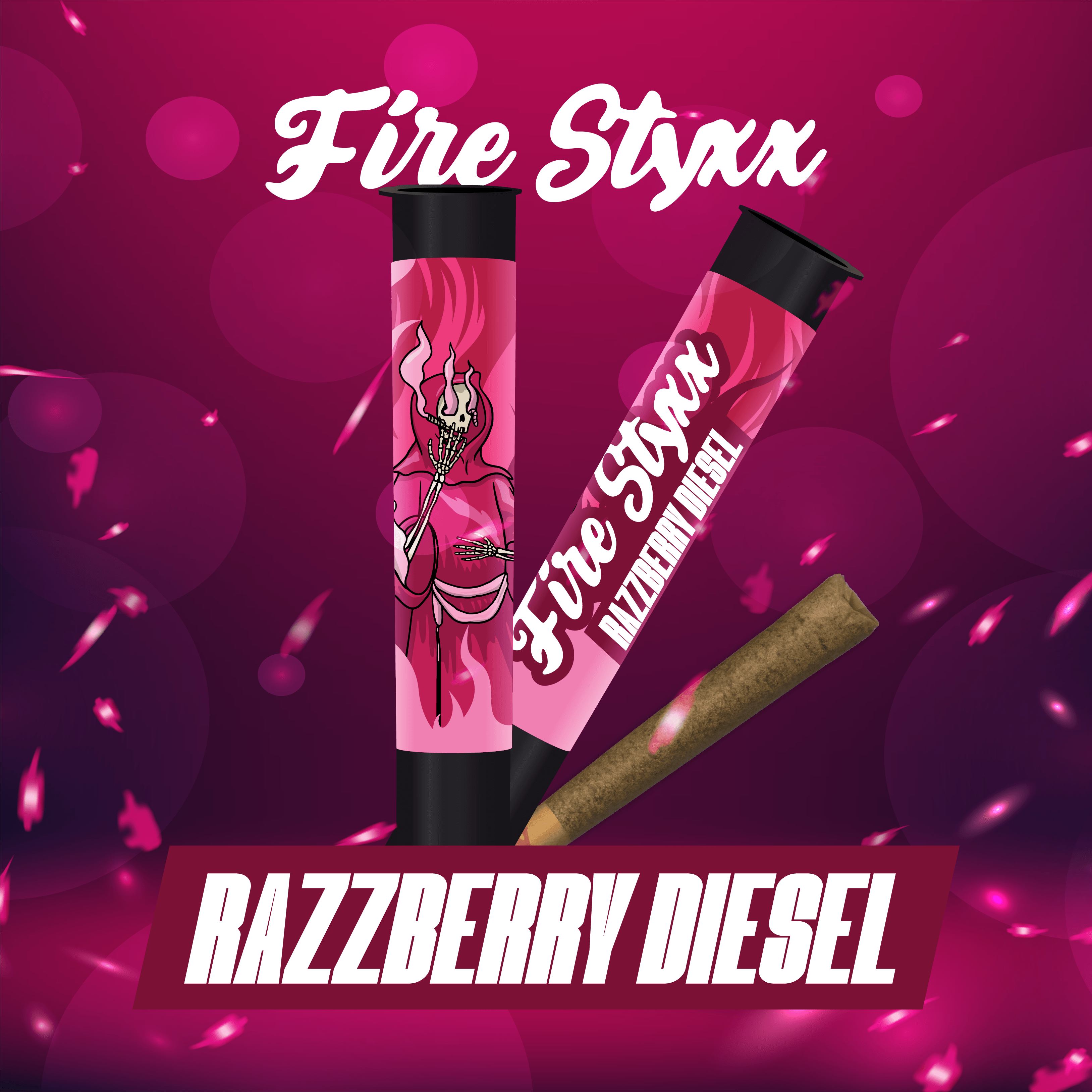 Razzberry Diesel | Fire Styxx | Infused Pre-Roll