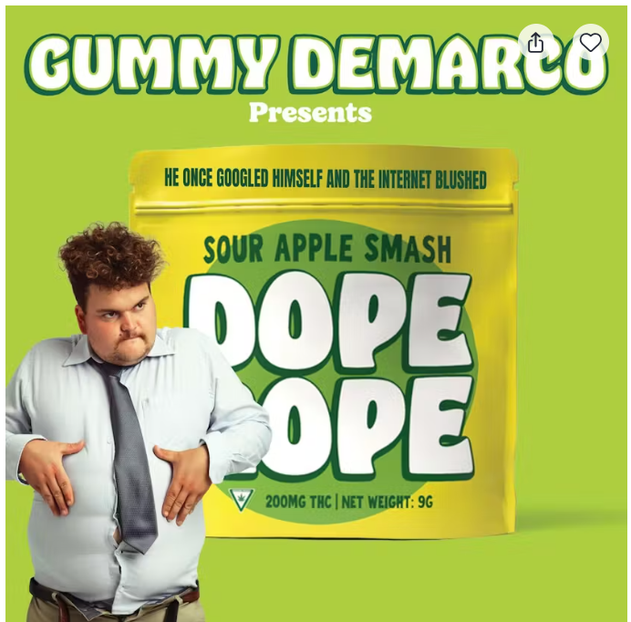 Dope Rope - Sour Apple Smash - 200mg