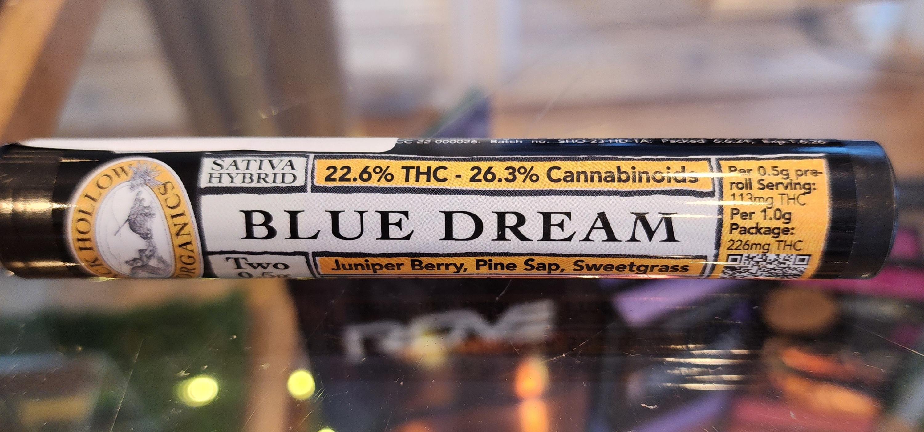 Blue Dream (SH) Slack Hollow | 2 Pack Pre-Rolls (.5g ea)