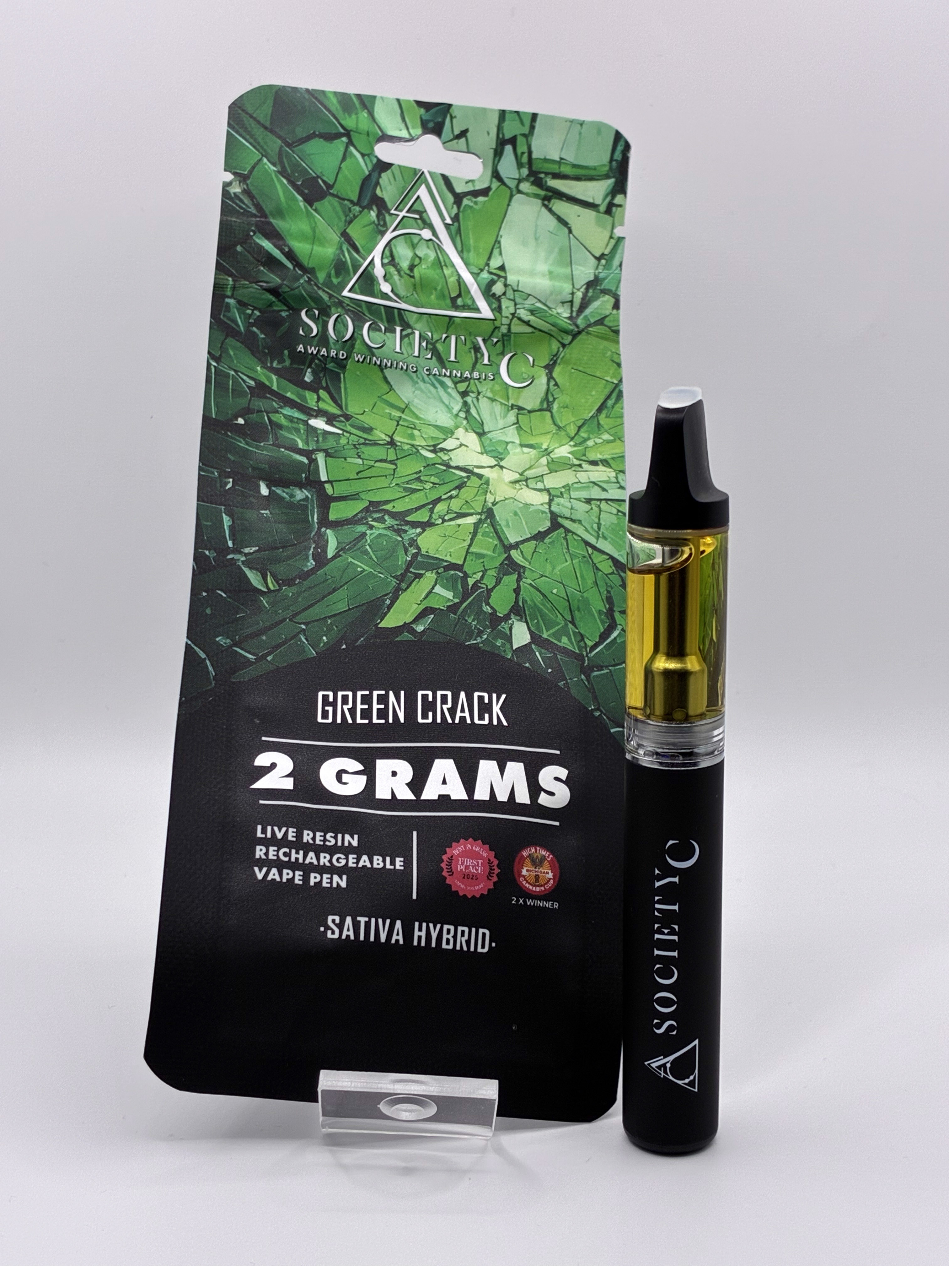 Disposable | Live Resin | Green Crack | 2g | Society C