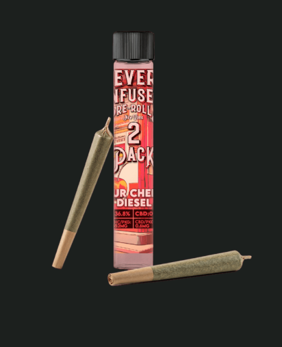 Revert Sour Cherry Diesel Infused 2pk Pre-Roll