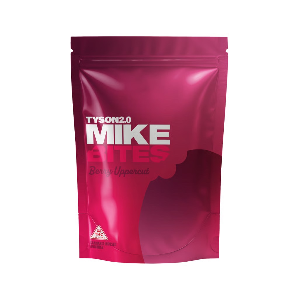 Ⓥ TYSON 2.0 Mike Bites 100mg: Berry Uppercut 10pk