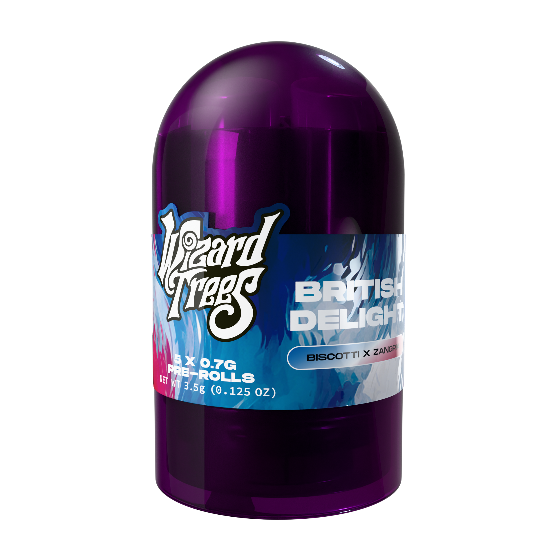 Wizard Trees | 0.7g 5pk Prerolls | British Delight