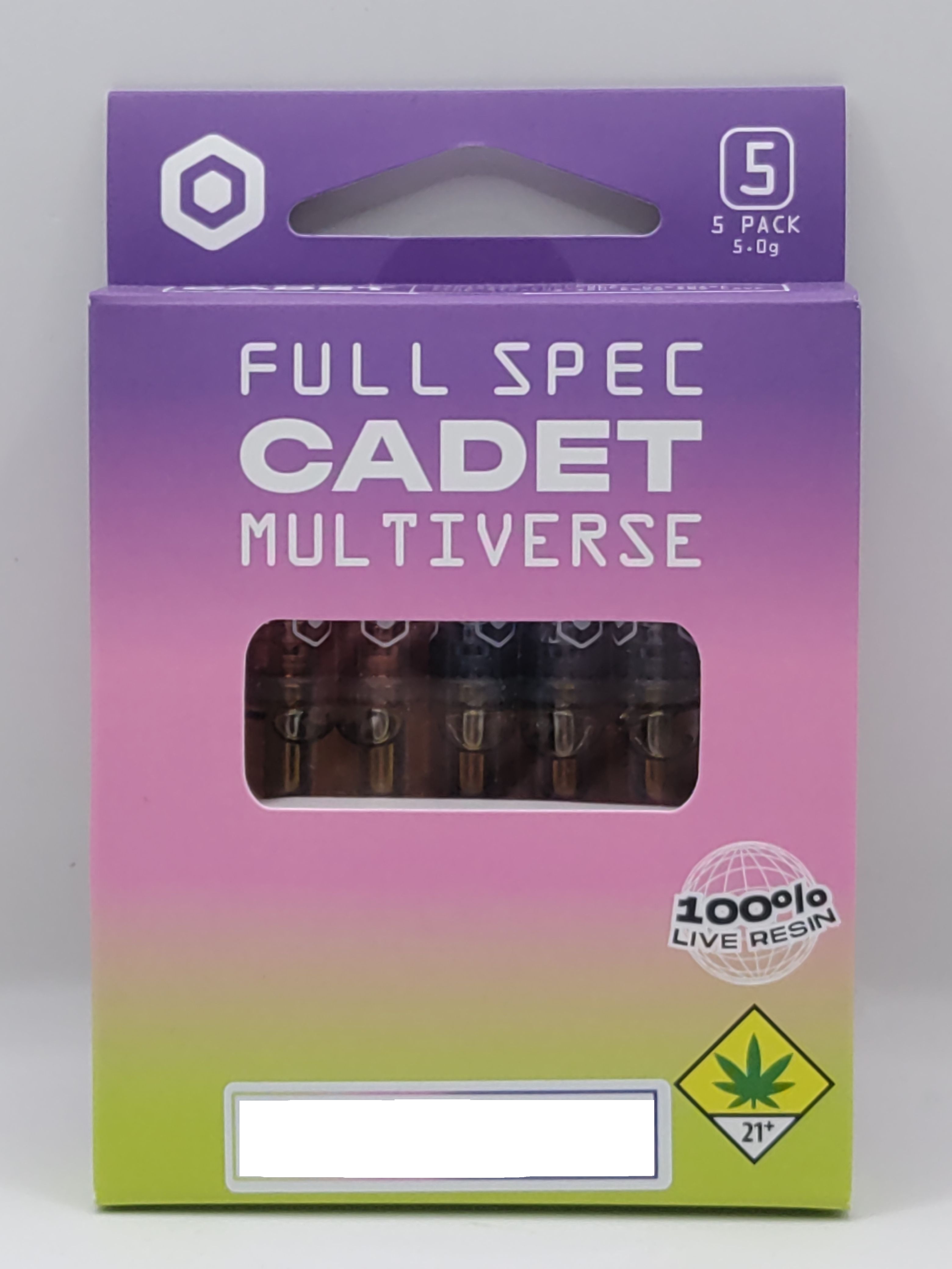 (HS) Kiwi Sorbet x (I) Purple Punch - Cadet Multiverse Liquid Live Resin 5 Pack - 5g