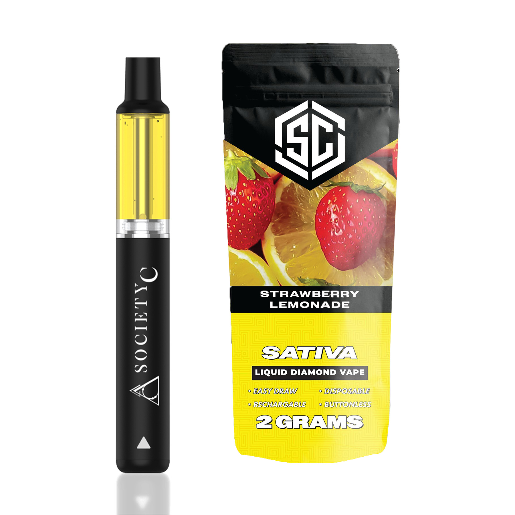 Society C | 2g Disposable Vape | Strawberry Lemonade