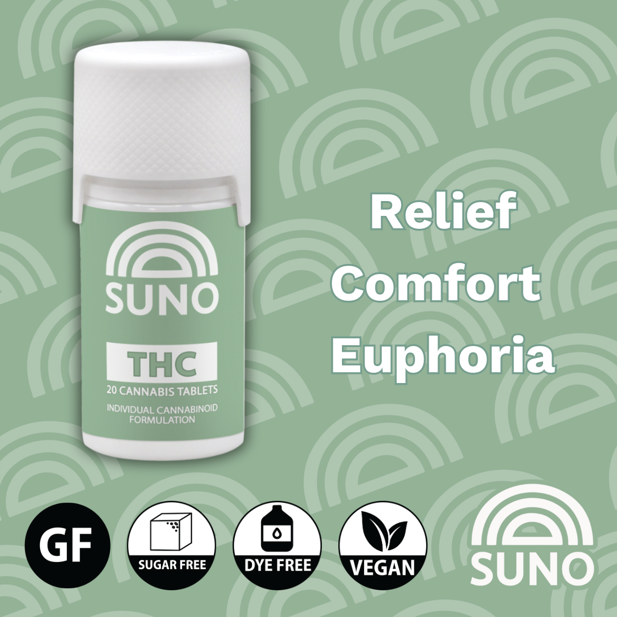 SUNO THC Tablets (20 count)