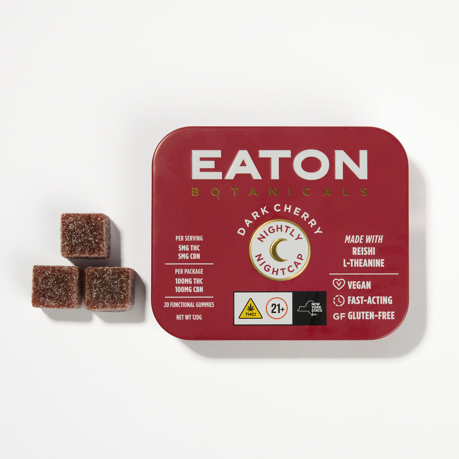 Cherry Nightly Nightcap · 1:1 THC:CBN · 20pk