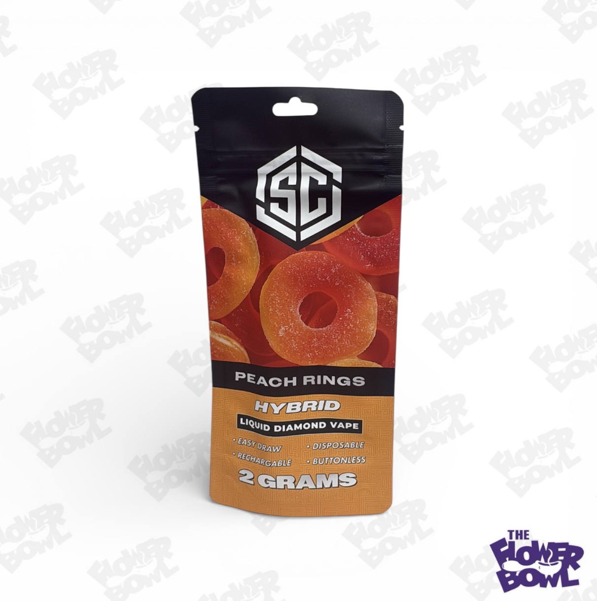 Peach Rings 2G Liquid Diamond Disposable