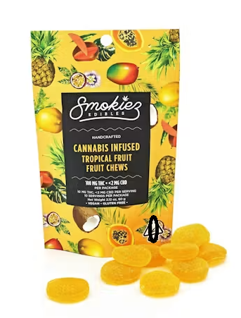 Smokiez | Tropical Fruit | 100mg | 10 Pack