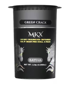 MKX 5-Pack Liquid Diamond Preroll - Green Crack