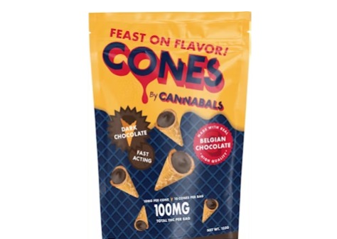 Cannabals - Dark Chocolate Cones 10pk - 100mg