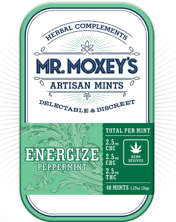 Mr. Moxey's Artisan Mints 1:1:1 Energize Peppermint 5mg 20pk