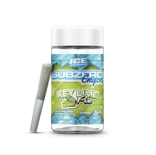 Sub Zero | Key Lime Pie Cryo Infused Pre-Roll | 1g