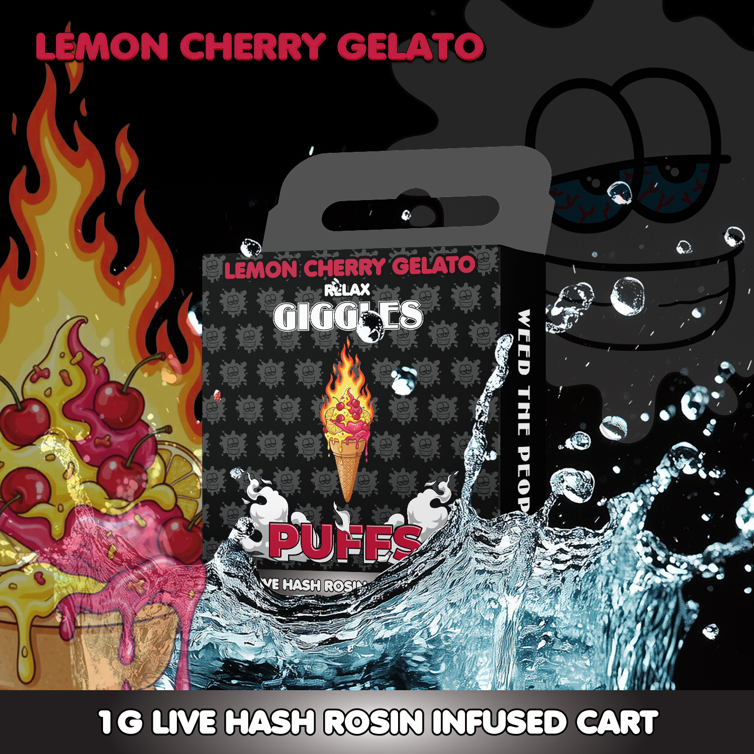 Puffs | Lemon Cherry Gelato | Cart | 1g