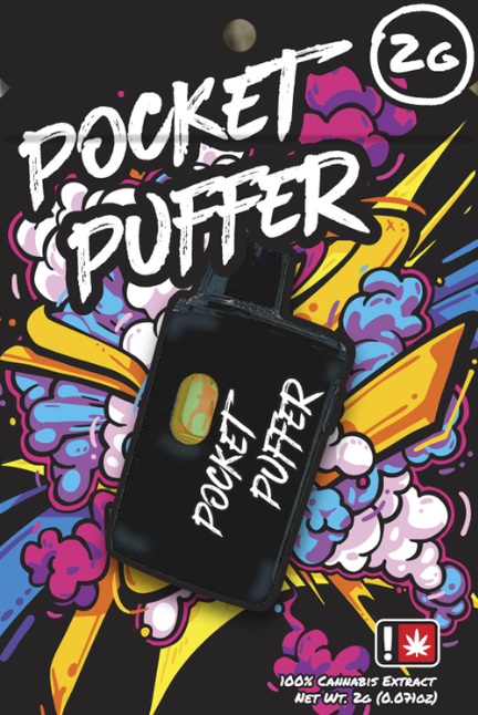 POCKET PUFFER | FLAVORED ALL-IN-ONE VAPORIZER | BLUEBERRY BLISS