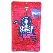 Choice Chews - Red Razz Haze - 200mg Gummies