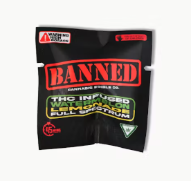 BANNED CO Watermelon Lemonade Single Nerd Gummy 200mg