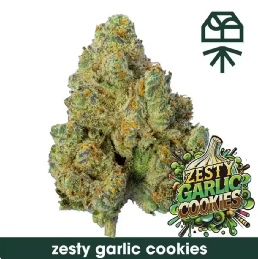 Zesty Garlic Cookies Flower