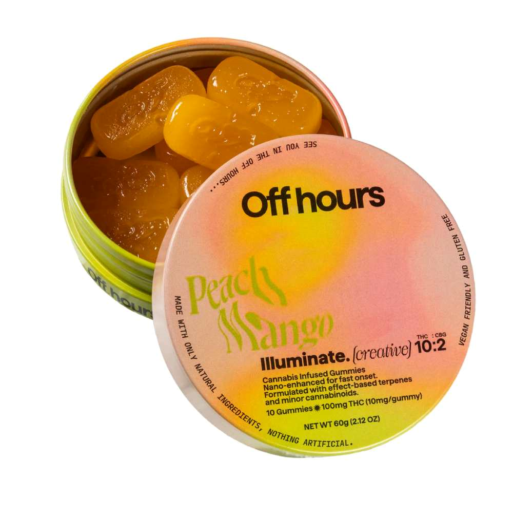 Off Hours | Illuminate | Peach Mango | Gummies | 100mg