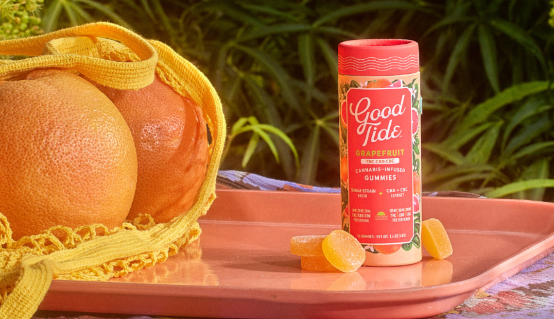 WYLD Good Tide | Grapefruit | Gummies | 200mgTHC : 100mgCBG : 100mgCBC  | Sativa