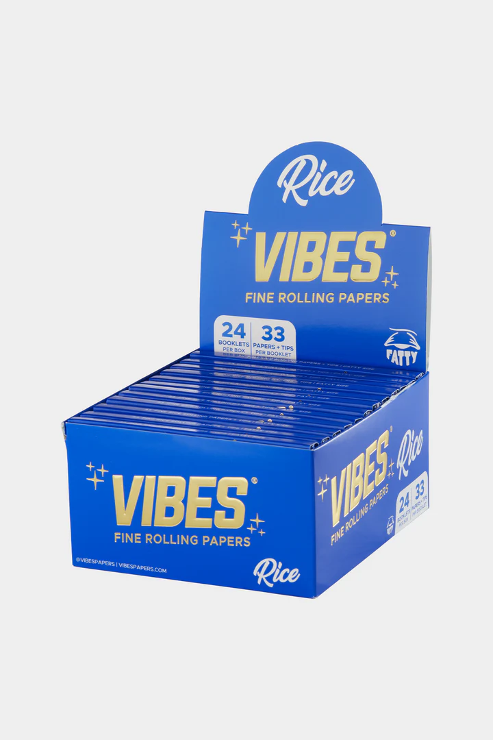 Vibes Fatty Rice Papers w/Tips 33pk