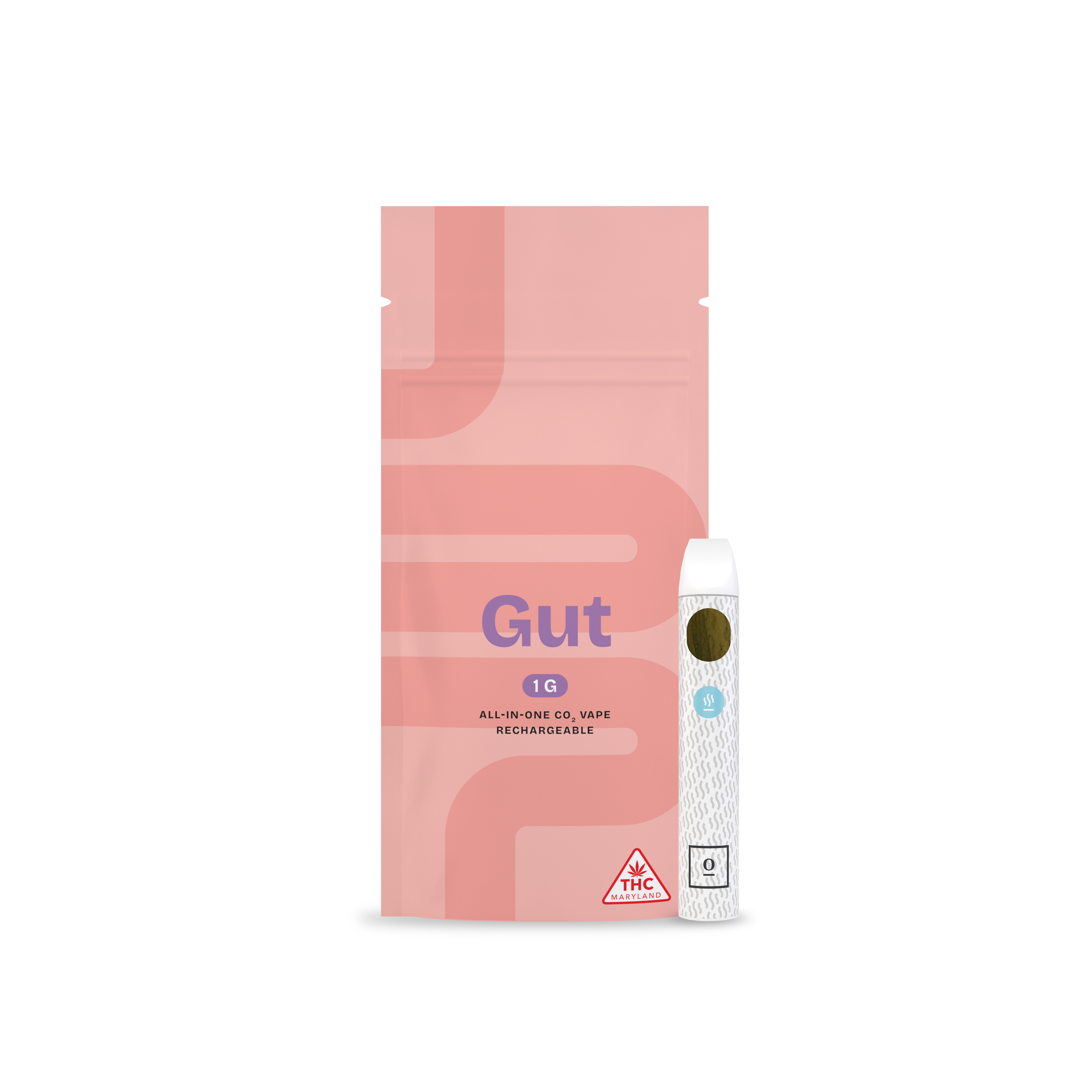 Gut - Calming Apple CBG:THC Disposable Vape