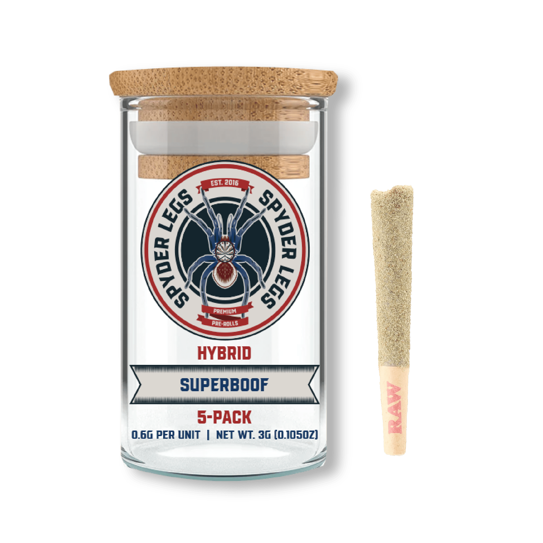 Spyder Legs Infused 5pk (3g) - Superboof