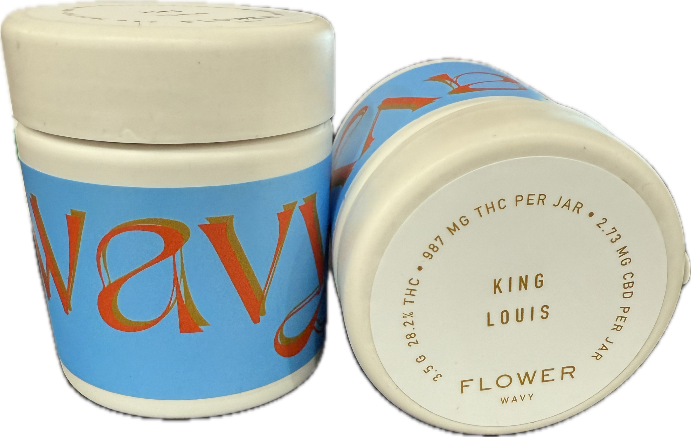 Wavy | Flower | Jar | King Louis | 3.5g | Indica | 24.5% THC