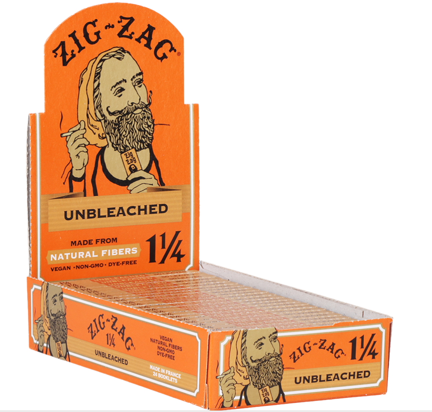 Zig Zag Unbleached Rolling Papers | 1 1/4