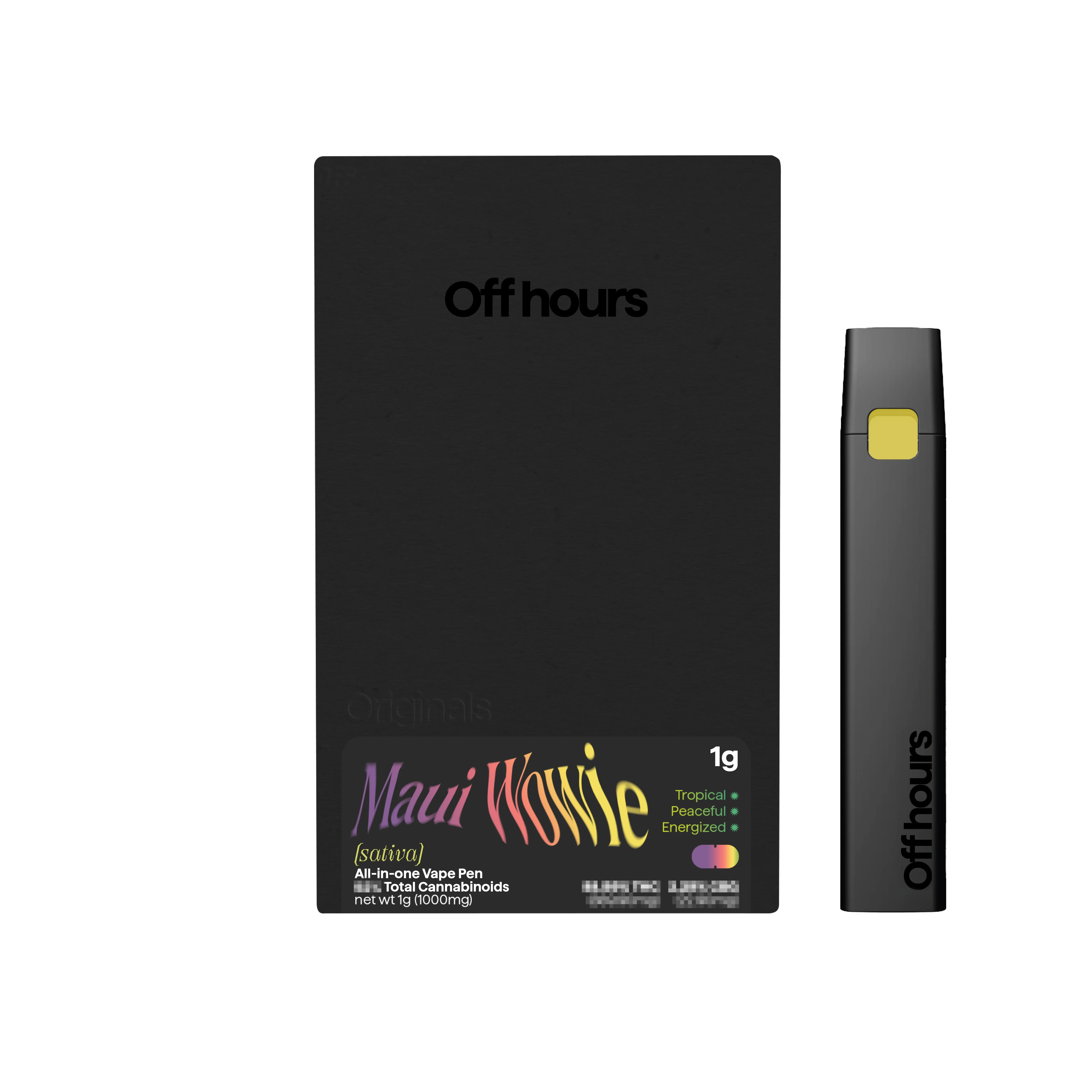 1G All-in-one Vape Pen (sativa Maui Wowie)