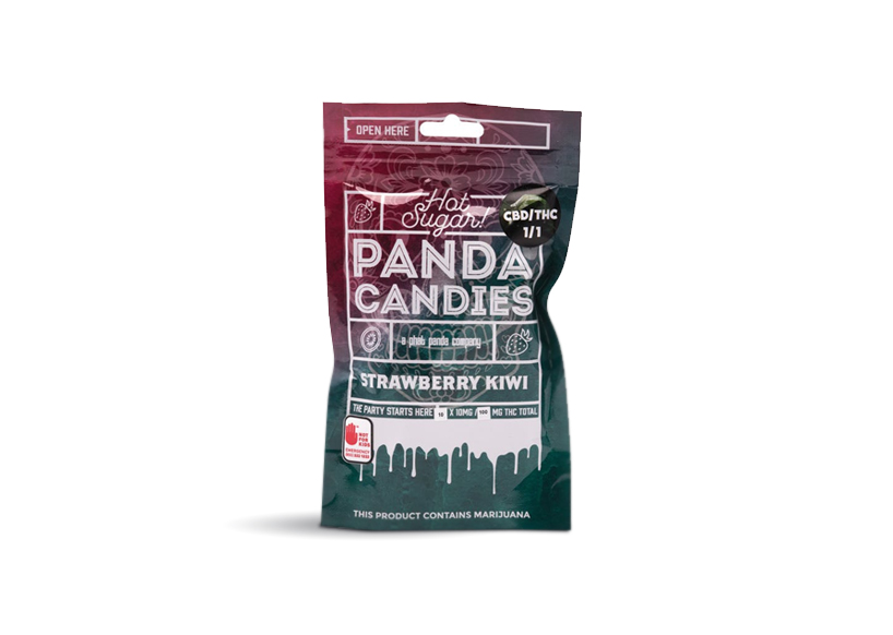 1:1 Strawberry Kiwi Panda Candies
