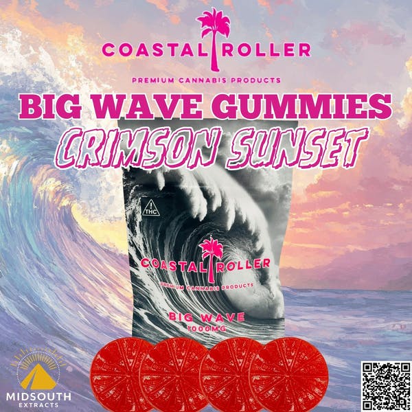 Coastal Roller | 1000mg | Crimson Sunset | 4pk