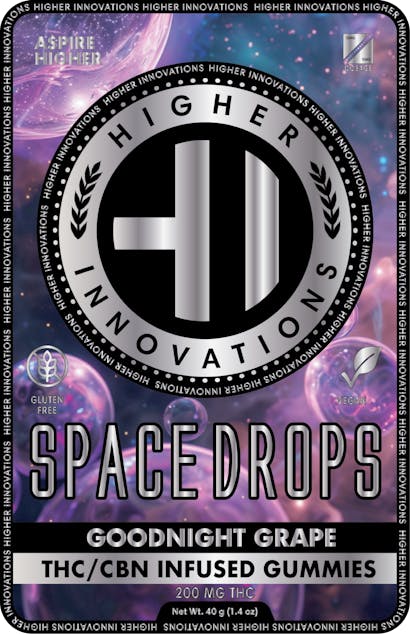 HI | Goodnight Grape | 1:1 CBN Space Drops