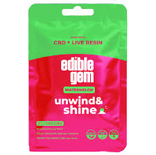 Edible Gem - Watermelon 2:1 THC/CBD - 200mg Live Resin Gummy