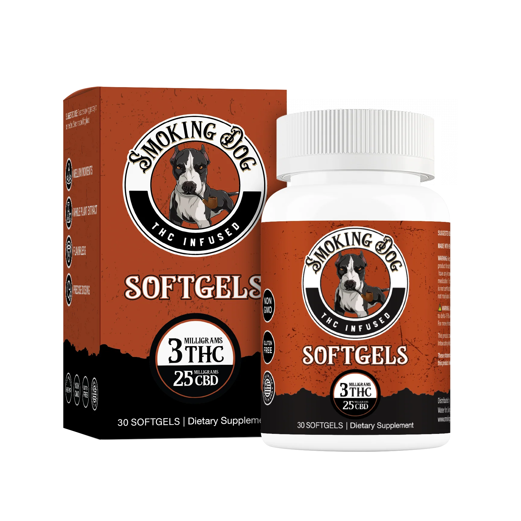 Smoking Dog - THC Soft Gel - 3 MG - Gel Cap