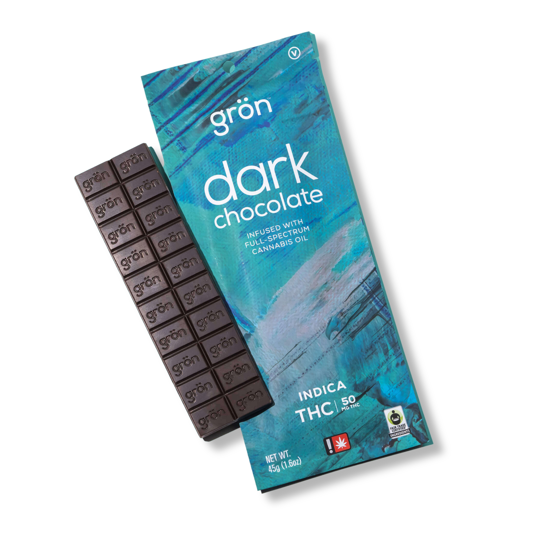 Grön - Dark Chocolate Full Bar 10pk - 100mg