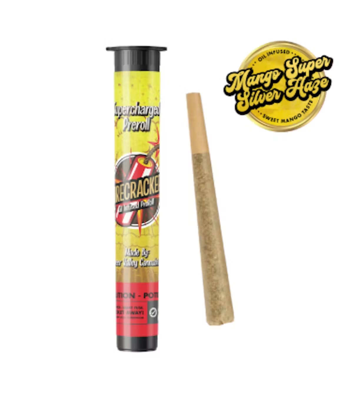 Firecracker Mango SSH | Infused Pre-Roll 1pk | 1g product photo