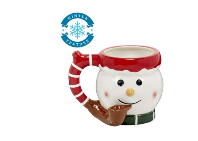 Snowman Pipe Mug