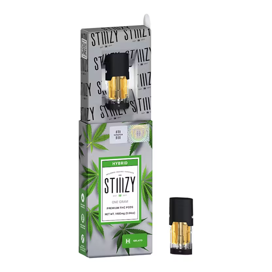 Stiiizy | Gelato | 1G Vape Pod w/ Stiiizy Lite Battery (While Supplies Last)