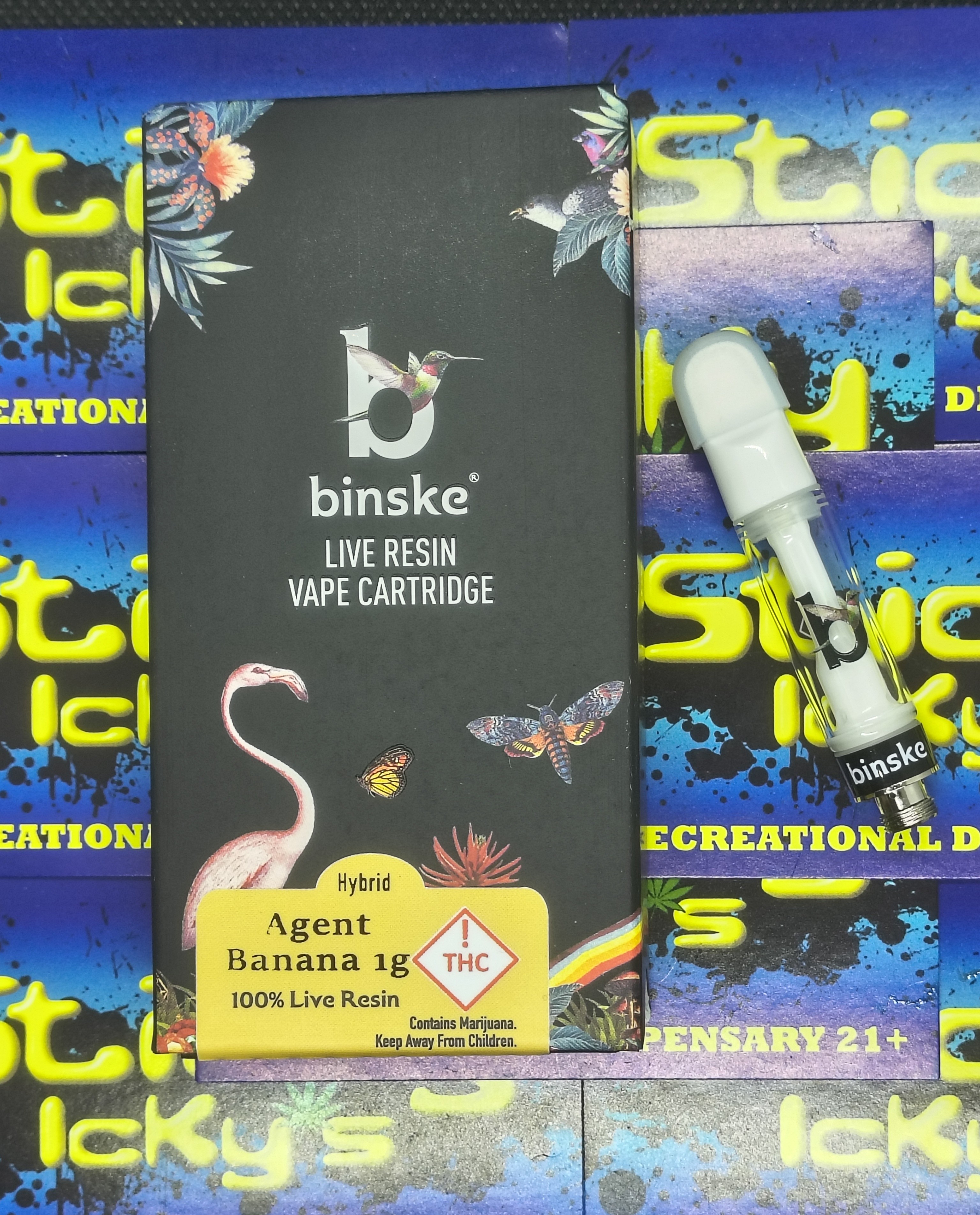 Agent Banana 1g Live Resin Cartridge