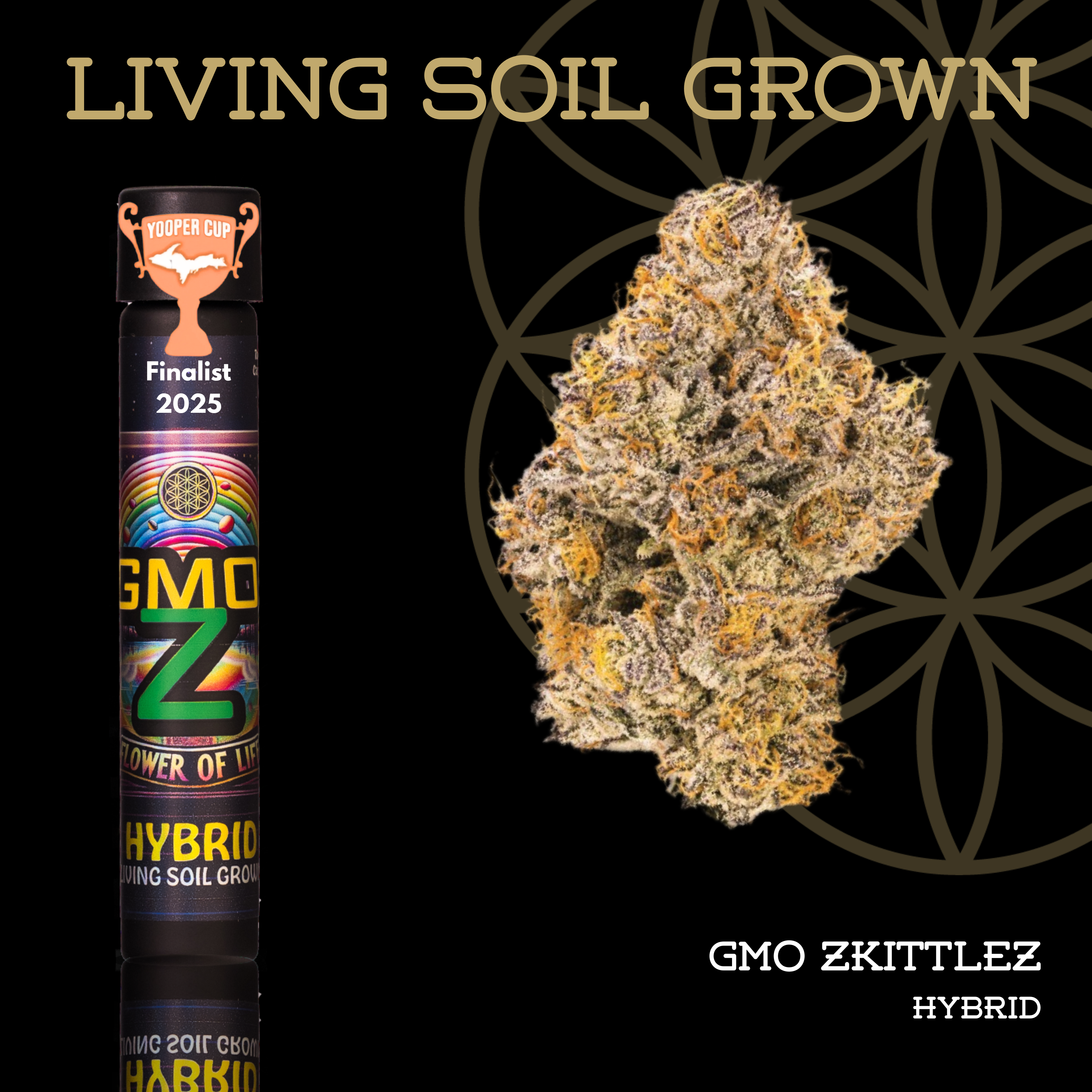 Living Soil | GMO Zkittlez | Pre-Roll | 1g